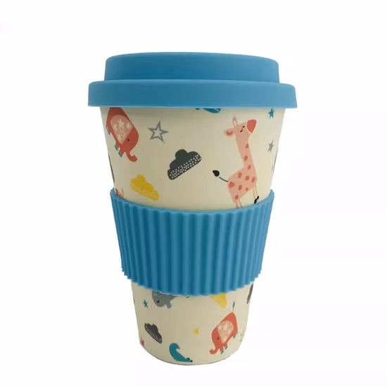 Aveco Reusable Biodegradable Bamboo Fiber Coffee Mug