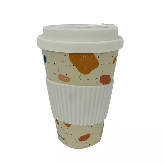 Aveco Reusable Biodegradable Bamboo Fiber Coffee Mug