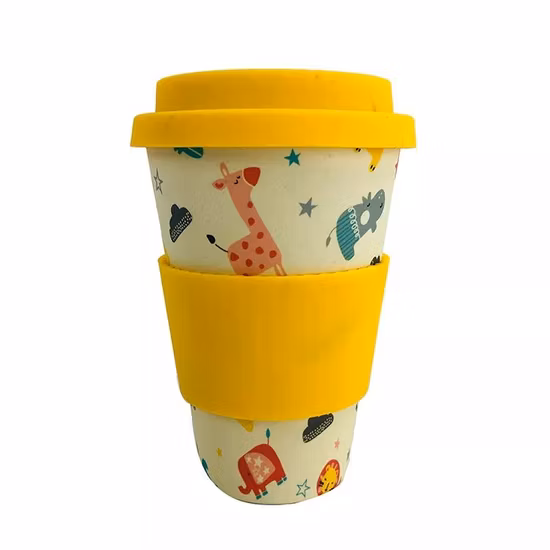 Aveco Reusable Biodegradable Bamboo Fiber Coffee Mug