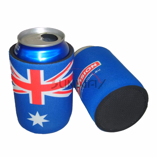 Großhandel bedruckter Bierkühler, kundenspezifischer Neopren-Getränkegetränk-Stubby-Flaschendosenkühler (BC0001)