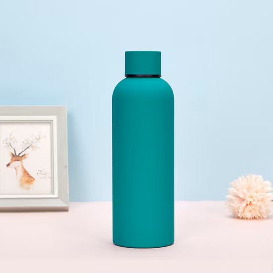 Hochwertige, tragbare Reiseflasche, isolierte Isolierflasche aus Edelstahl mit 500 ml